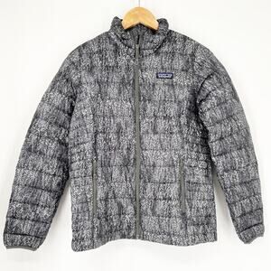 Patagonia Women's Goose Down Packable Gray Puffer Jacket Small